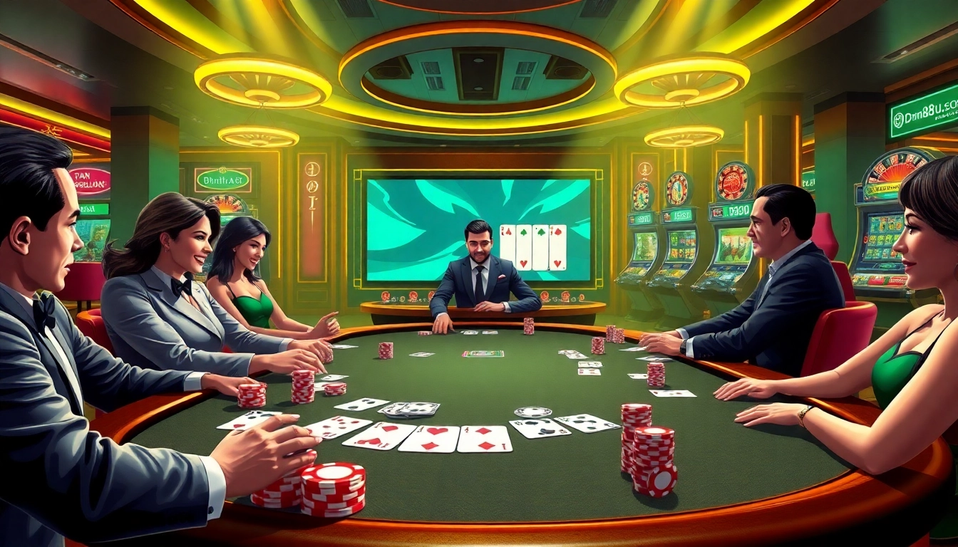 Experience thrilling gambling action at dom88.us.com with professional poker and casino games.