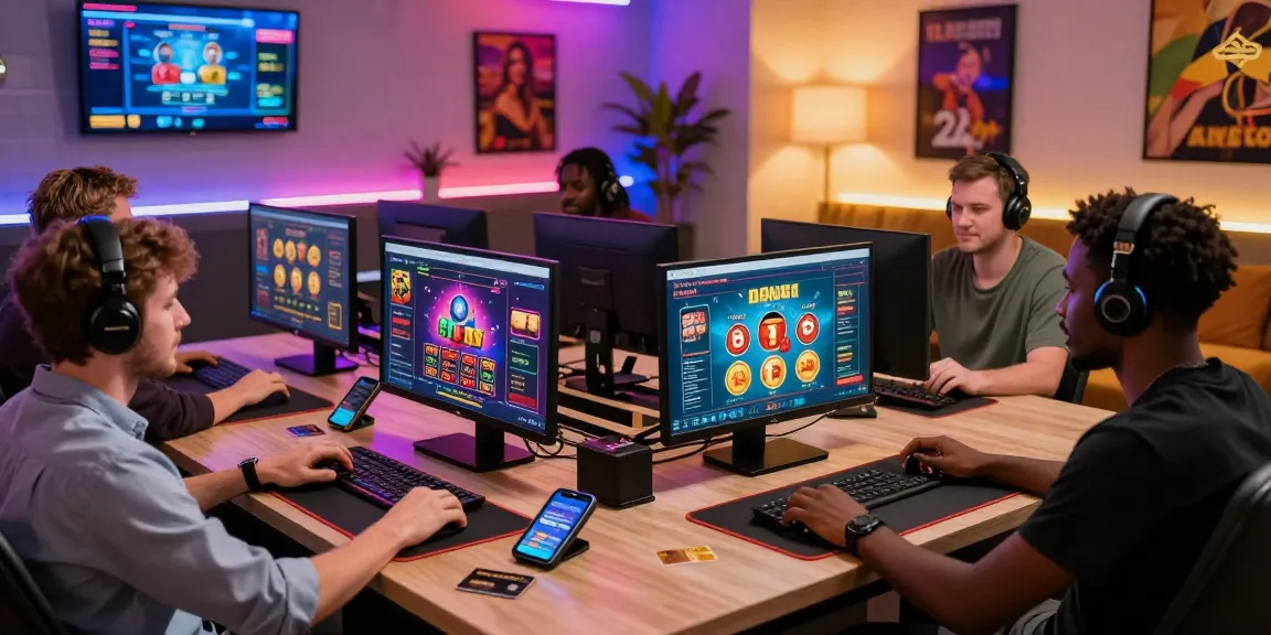 UK players at jumpspace.org.uk enjoying interactive online gaming in stylish setup with vibrant casino interfaces.